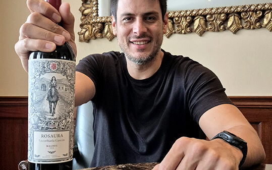Matías Ciciani Soler, enólogo de la Bodega Escorihuela Gascón